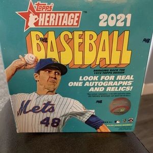 Factory sealed 2021 topps heritage mega box.